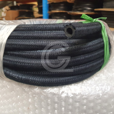 Fuel hose with textile braiding 7,5 x 12,5 mm | Roll 20 meters